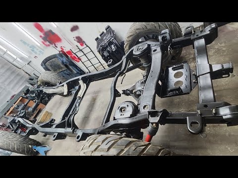 Видео: Реставрация и антикоррозийная обработка рамы Hummer H2