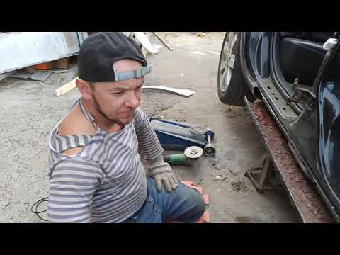 Видео: Примерка ремонтных порогов на Ниссан Максима А33