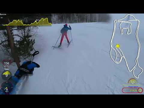 Видео: 25.02.2022. УТЦ Кавголово. Лыжная трасса. Круг 5,5 км.