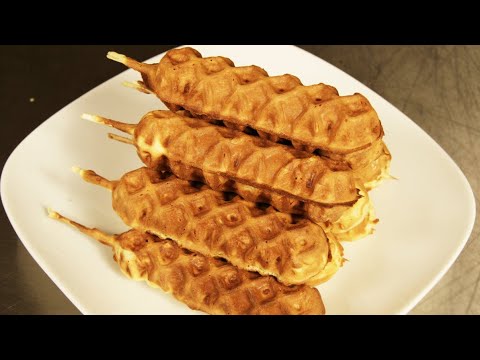 Видео: Корн-Дог.Сосиска в тесте.Хурсандии кудакон🌭🌭😊