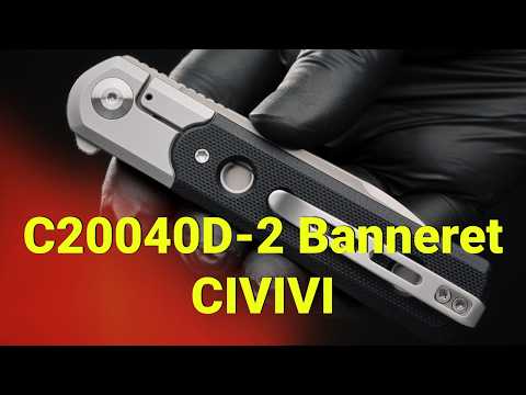 Видео: C20040D-2 Banneret от CIVIVI #CIVIVI  #4K #WEKnife #WEKnives