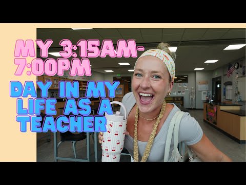 Видео: 3:15–19:00 День в моей жизни как учителя!