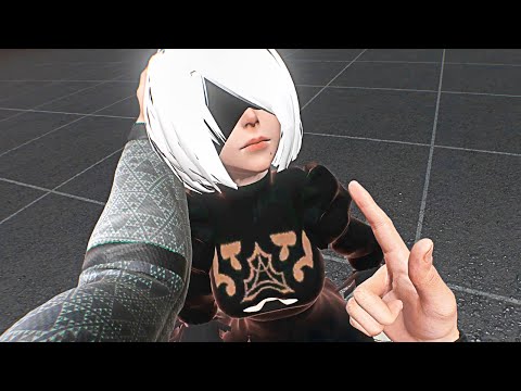 Видео: 2B из NieR: Automata в Boneworks