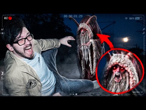 Видео: Охота На Крампуса В лесу ! Тут Пропадают Люди ! Нашли его Логово ! Потусторонние