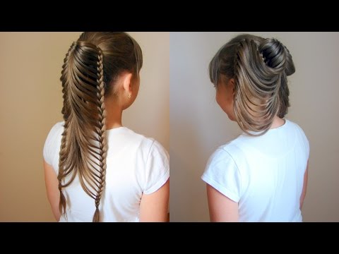 Видео: Коса Бабочка. Элементарно. Видео-урок. Trenza maripoza. Hair tutorial Детские причёски
