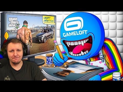 Видео: МОБИЛЬНОЕ ДНО GAMELOFT | Реакция на Каргаса