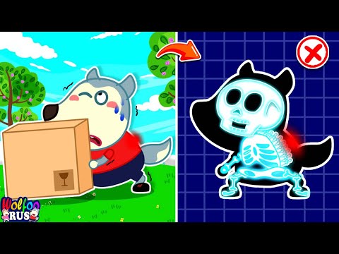Видео: О нет, Вулфу не такой уж и сильный! | Веселая игра для детей | Wolfoo Russian