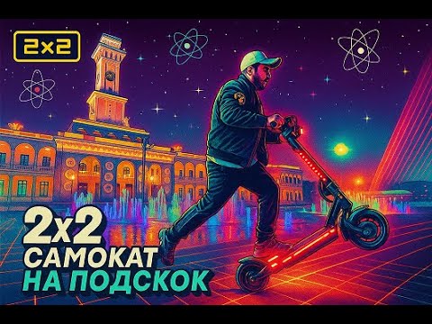 Видео: 2x2 Самокат на подскок White Siberia Teverun Mini