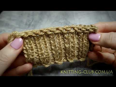 Видео: Закрытие края изделия  способом имитирующим крестообразный набор петель (болгарский зачин)