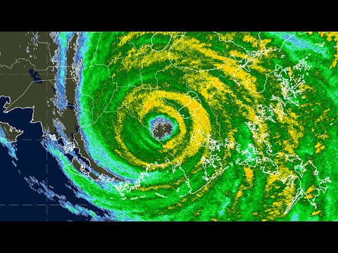 Видео: Ураган IDA обрушился на Хауму, Луизиана (2021)