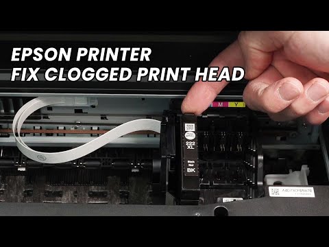 Видео: Принтер Epson: как устранить засорение печатающих головок