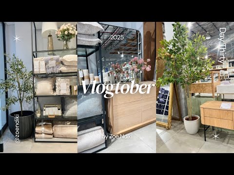 Видео: Медленные моменты и вдохновение для дома в @homelivingspace 🏡✨ | Vlogtober, день 30 #vlogtober #д...
