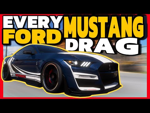 Видео: FORZA HORIZON 5 — КАЖДЫЙ ДРЭГ-ТЮН FORD MUSTANG