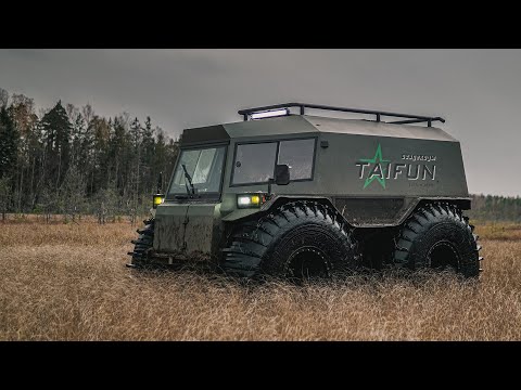 Видео: В Гостях у Владельца Вездехода | Чем Отличается Вездеход Тайфун от Других Бортоповоротных Вездеходов