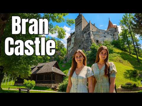 Видео: Пешеходная экскурсия по замку Бран в формате 4K — исследование легендарного замка Дракулы в Румынии