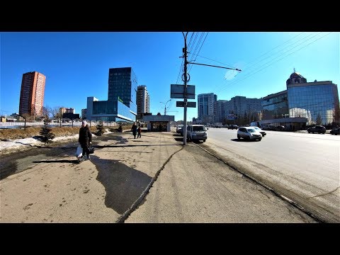 Видео: Новосибирск - Пешком по улице Шевченко 4К