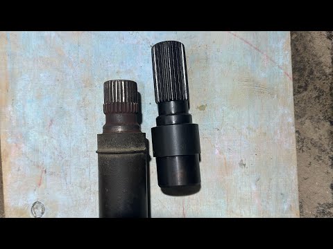 Видео: Ремонт переднего кардана на bmw e53 , замена шлицевой без снятия раздатки 