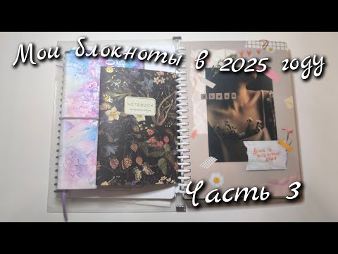 Видео: Какие блокноты веду в 2025 году || Трекеры, ежедневник, commonplace book || Часть 3