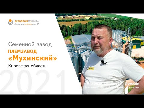 Видео: Семенной завод  ООО Племзавод "Мухинский" - Кировская область