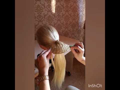 Видео: М. К. "Плетение сетка из волос" 2020