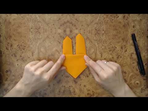 Видео: Орігамі для малечі. Зайчик