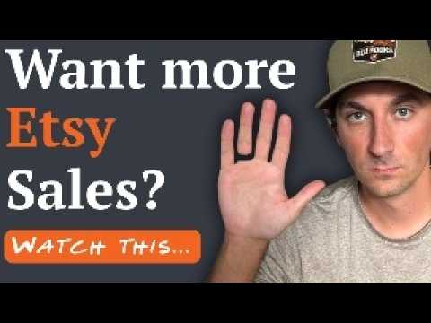 Видео: 5 причин, по которым ваши продажи на Etsy не растут