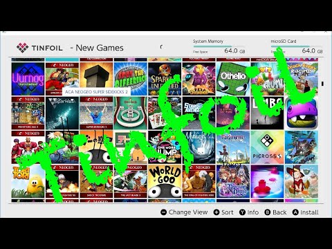 Видео: Как установить Тинфоил на Nintendo switch How to install tinfoil Nintendo