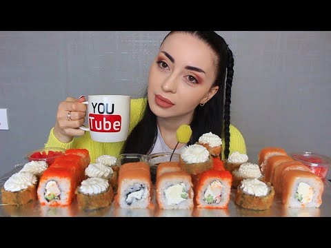 Видео: И ОПЯТЬ РОЛЛЫ 🍣 Мукбанк Ayka Emilly