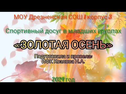 Видео: физкультурный досуг в младших группах