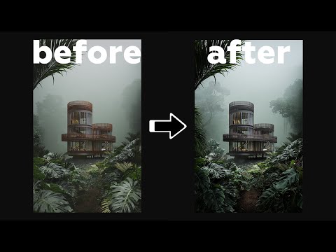 Видео: Photoshop 2020 | Post-Production Render (Постобработка рендера в Photoshop)