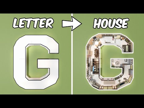 Видео: СТРОИМ БУКВУ G В ДОМ БЛОКСБУРГ