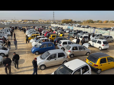 Видео: На Хорезмский авторынок поступили отличные Матизы | Цены на Матизы