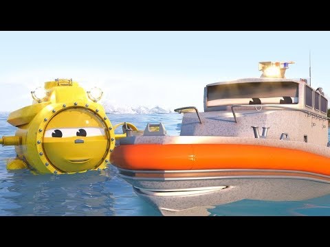 Видео: Мультфильмы для детей онлайн. Кораблики спасают машинку.