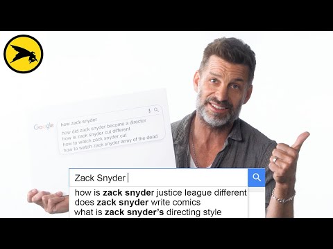 Видео: Зак Снайдер гуглит сам себя