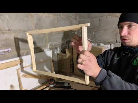 Видео: Натягиваю проволоку на Рамки пневмостеплером