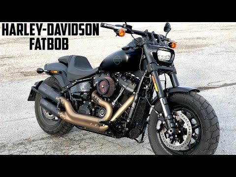 Видео: Harley-Davidson Fat Bob 114 Тест-драйв и технические характеристики