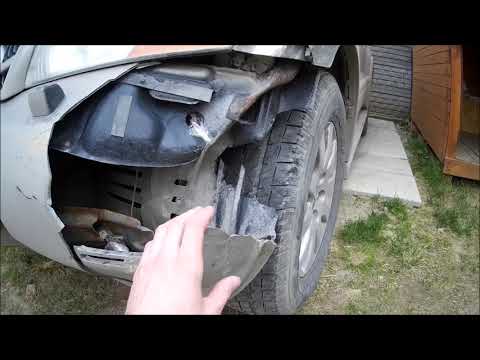 Видео: Замена бампера на Mitsubishi Pajero 3