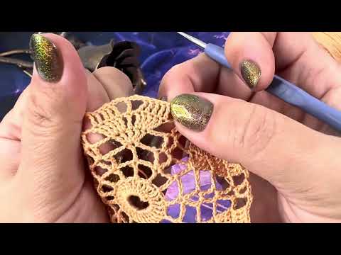 Видео: 6 ряд салфетки «Дубовые листья»