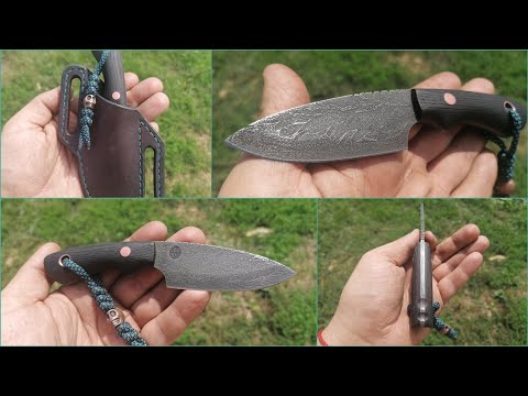 Видео: knife making-Нож из напильника и троса#Нож из троса#нож из напильника#скиннер