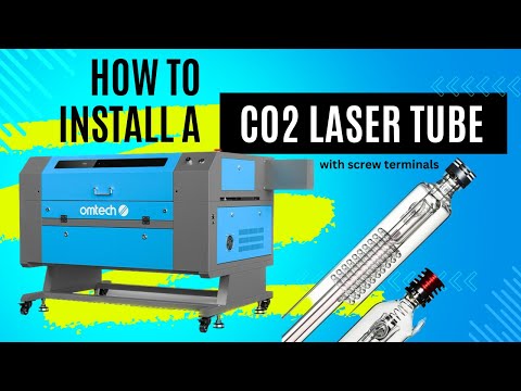 Видео: Как установить лазерную трубку CO2 ОБНОВЛЕНО