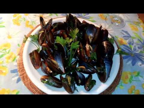 Видео: Черноморски миди с масло и бяло вино