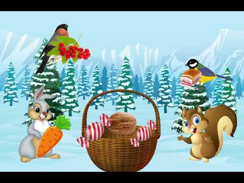 Видео: "Пригоди у зимовому лісі" ( інтегроване заняття для малят-дошкільнят).