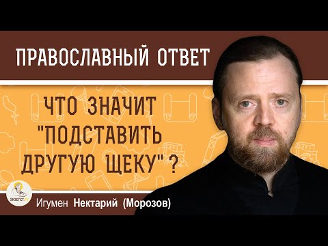 Видео: ЧТО ЗНАЧИТ "ПОДСТАВИТЬ ДРУГУЮ ЩЕКУ" ?  Игумен Нектарий (Морозов)