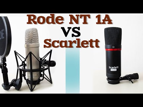 Видео: Rode NT 1A vs Scarlett.Стоит ли покупать? Обзор и сравнение