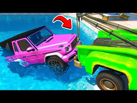 Видео: НАШЁЛ РОЗОВЫЙ ГЕЛИК БИТВА ЭВАКУАТОРОВ В ГТА 5 МОДЫ! ОБЗОР МОДА В GTA 5 ВИДЕО MODS