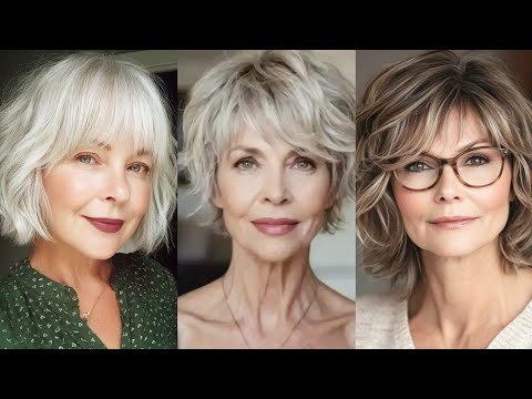 Видео: Стрижка для женщин 50+, 60+ и 70+ — женская стрижка