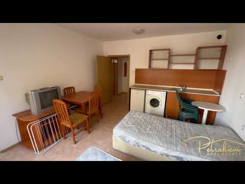 Видео: Двустаен апартамент с ниска такса поддръжка в Слънчев бряг