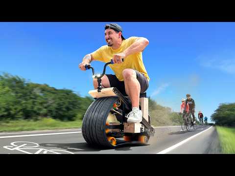 Видео: Я построил одноколесный велосипед!