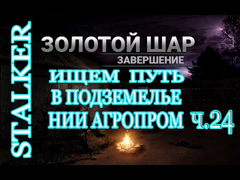 Видео: STALKER ЗОЛОТОЙ ШАР.ЗАВЕРШЕНИЕ.(ИЩЕМ ПУТЬ В КАТАКОМБЫ НИИ АГРОПРОМ)