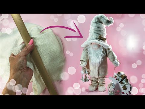 Видео: РОЖДЕСТВЕНСКИЙ ГНОМ, КОТОРОГО ХОТЯТ ВСЕ - ЭКСКЛЮЗИВНЫЙ арт-дизайн Yobanka с УЗОРАМИ